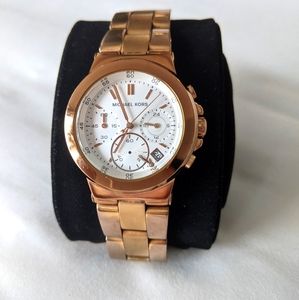 Michael Kors rose gold-tone watch